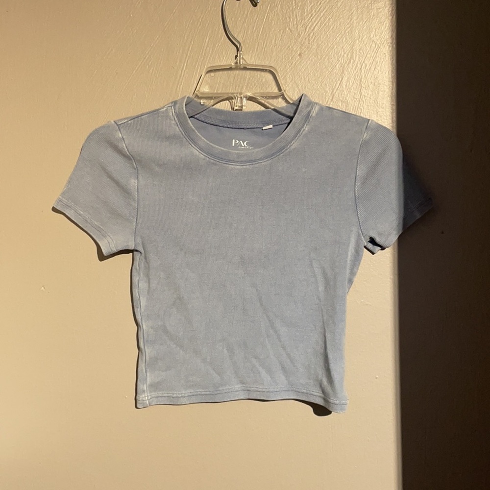 Pacsun blue crop top